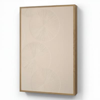 Wandlamp 60x90 cm - Oplaadbaar - Japandi - Beige - Modern - Wandlampen binnen woonkamer - Slaapkamer lamp - Decoratieve nachtlamp - Vloerlamp draadloos