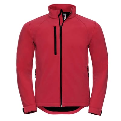 Russell Heren waterbestendig & winddicht Softshell-jasje (Klassiek rood)