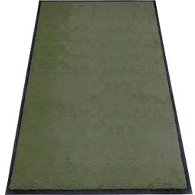 vuilvangmat miltex Eazycare Style, hoekig, antistatisch, UV-bestendig, afwasbaar, high twist nylon & Niltril rubber, 850 x 1500 mm, chroom oxide groen