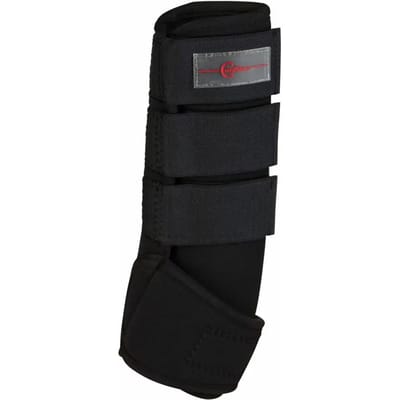 Kerbl Vierdelige beenbeschermer set zwart full 320133