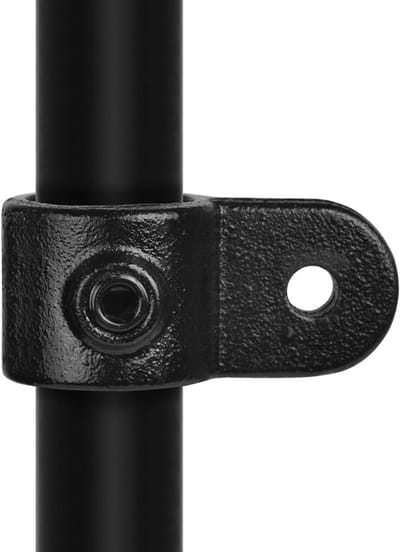 Zwart Oogdeel Scharnierstuk voor Buiskoppeling - Gietijzer Gegalvaniseerd 48,3 mm / 1 ½"