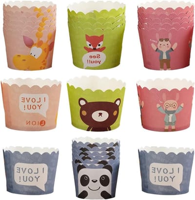 Set van 200 Papieren Cupcake Mallen, Muffinvormpjes en Mini Cupcake Vormpjes voor Feestjes, Verjaardagen en Bruiloften