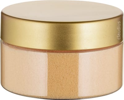 Scrubzout Sweet Orange & Cedarwood - 300 gram - Pot met luxe gouden deksel - Hydraterende Lichaamsscrub
