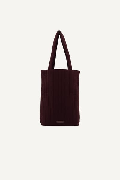 Monk and Anna - Totebag • Padded • mahogany - 37 x 43,5 cm