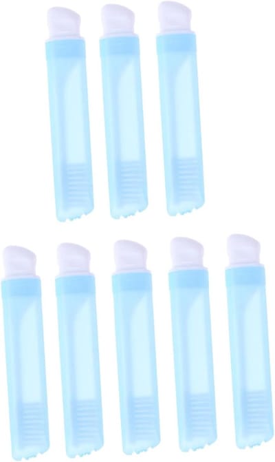 Opvouwbare Tandenborstels - Reis Tandenborstel - Hygiënisch Poetsen - Met Beschermhoes - 8 Stuks - Willekeurig
