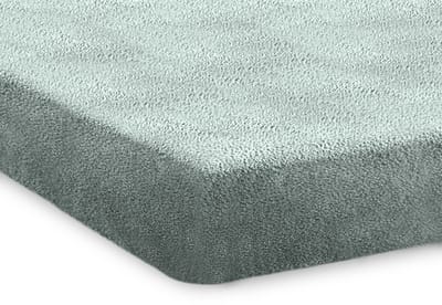 Eleganzzz Hoeslaken 200 gr/m2 Hoogwaardig Teddy Pluche 35cm Hoekhoogte - Jade - 140x200 - Hoeslakens - Tweepersoons - Fluffy Hoeslaken