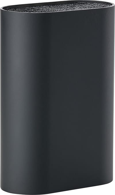 Zone Denmark Singles Messenblok - Mes Houder - Universeel - 17 x 9 cm Black - kunststof - koken - keuken - keukenmesassecoires - ovaal