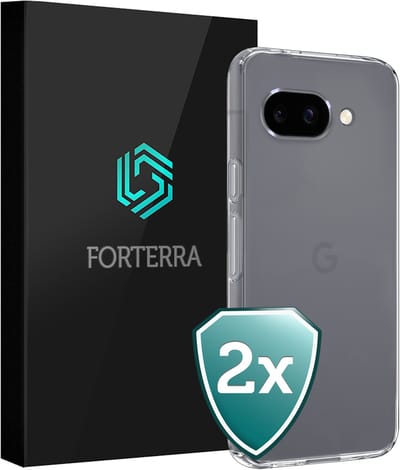 Hoesje 2 Stuks - Geschikt voor Google Pixel 9a - Sterk & Shockproof - Back Cover - Case Siliconen - Telefoon Hoes - Transparant