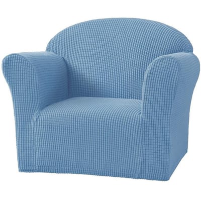 Mini Sofahoes 1 Zitplaats Zachte Fauteuil Bankhoes Effen Kleur Elastisch Stretch Mini Maat Bankhoes Voor Kinderstoel