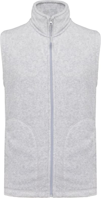 Kariban Bodywarmer van microfleece heren K913 - Ash Heather - 5XL