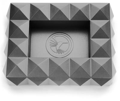 Colibri Quasar Asbak - Voor Binnen en Buiten - Tafelasbak - met Geschenkdoos - Metaal - Gunmetal