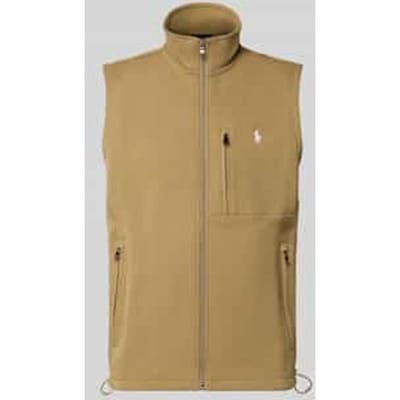 Regular fit bodywarmer van katoenmix