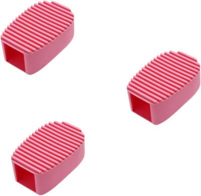 Handwasbord Set - Wasborstel Kleding - Effectief Vlekken Verwijderen - Verstelbaar Siliconen Ontwerp - 3 Stuks - Roze