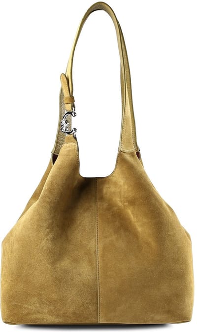 Coccinelle C-Easy Suede - Shopper 31 cm (zeegroen)