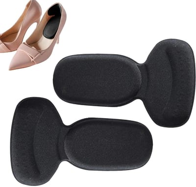 Hielpads voor schoenen - Schoen grips - Voorkomt blaren - Antislip tractie - 2 stuks - Grijs