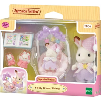 Sylvanian Families Slaperige droomset broer- zus Speelsets