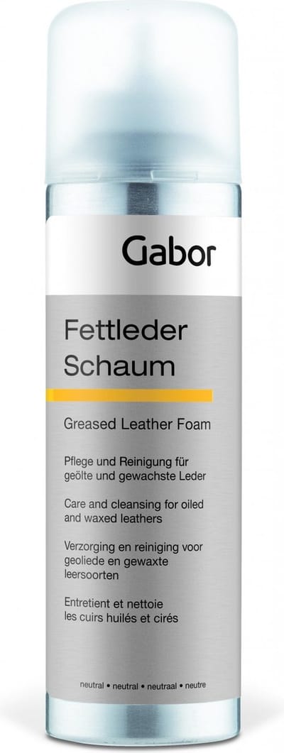 Gabor Greased Leather Foam - Verzorgend en reinigend schuim vooor geoliede en gewaxte leersoorten - 200ml