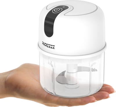 Mini Hakmolen Elektrisch - 250ML - Foodprocessor - Groentesnijder - USB Oplaadbaar - Portable Chopper - Blender - Keukenmachine - Draadloos