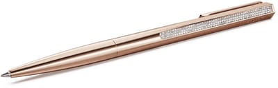 Swarovski Crystal Shimmer Pen 5678182 | balpen met zwarte inkt | roségoudkleurige toplaag, achthoekige vorm, ronde top