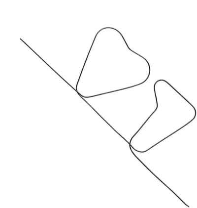 Geheugendraad Metaal - Vormgeheugen Draad - Creatief Speelgoed - Hoge Temperatuur Transformatie - 10.5cm Lengte