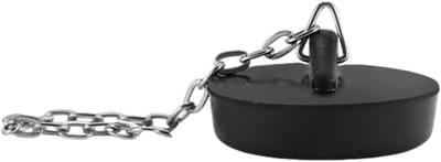 Gootsteenafvoerstop - Badkuipstop Afvoerplug - Keuken en Badkamer - Robuust Hittebestendig Rubber - ca. 45 x 22 x 4 cm