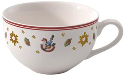 Villeroy & Boch Toy's Delight Koffiekop Kerst - 0.20 liter - Rood/wit