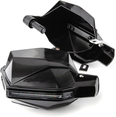 Handbescherming voor Motor met Signaallicht - Winddichte Gripbescherming voor 22mm Stuur, Geschikt voor Motocross en Scooter