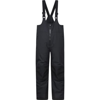 Mountain Warehouse Kinderen Falcon Extreme Waterdichte Boven in de Taille Snow Ski Broek (Zwart)