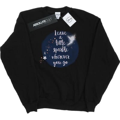 Disney Heren Tinker Bell A Little Sparkle Sweatshirt (Zwart)