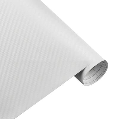 Carbon Wrap - 3D Wrap Folie - Wrapping Folie - Wit | 30 x 127