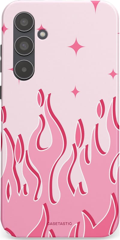 Casetastic Hoesje Geschikt voor Samsung A55 - Stijlvolle Beschermende Duo-layer Case - Twinkelvuur