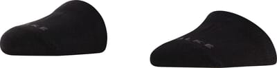 FALKE Toe Sock onzichtbar eenkleurig katoen footies dames zwart - maat ONESIZE