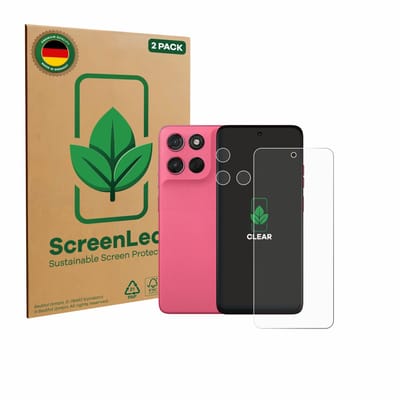 2 Stuks Screenprotector voor Motorola Moto G57 Power (Voor+Camera) - Hoogwaardige Beschermfolie transparant