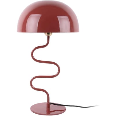 Leitmotiv Tafellamp Twist - Rood - 31x31x54cm - Modern