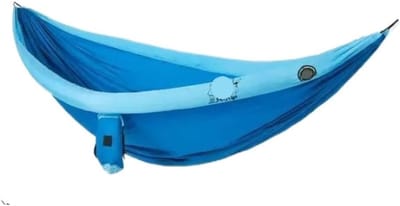 Opblaasbare Hangmat - Draagbare Schommel - Buiten Ontspannen - Anti-Mug Gaas - 1kg - Blauw