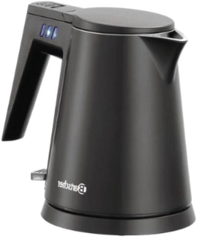 Waterkoker - Theepot Elektrisch - Warme Dranken Maken - Dubbelwandig - 0.6 Liter - Zwart
