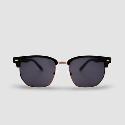 Montuurtjevoorjou - Club Black 2.0 - Zonnebril - Heren zonnebril - Festival Bril - Zwart