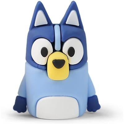 Bluey Bingo Anime Cartoon Figuur Model Puntenslijper PVC Zacht Rubber Draagbare Handmatige Puntenslijper Student Kantoorbehoeften