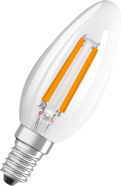Osram LED Classic E14 Kaars Filament Helder 1.2W 255lm - 840 Koel Wit | Vervangt 25W