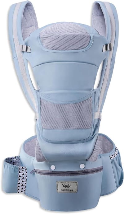 Draagzak met heupzitje - Kinderdrager - Baby Vervoeren - 3-in-1 multifunctioneel - 0-48 maanden - Groen