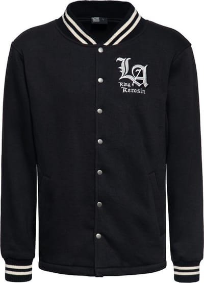 King Kerosin LA King Old School Jacke Schwarz-XL
