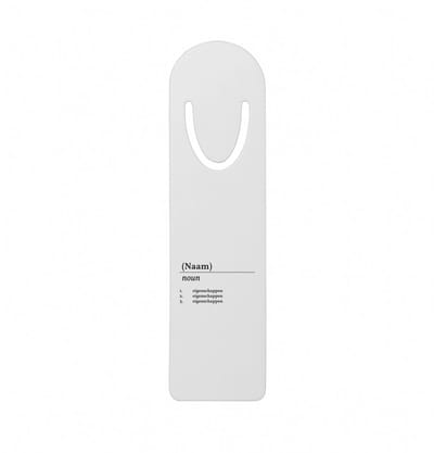 Hacebo® - Gepersonaliseerde naamdefinitie metalen boekenlegger - Collega - Collega - collega cadeau - collega - welkom cadeau - afscheid - Leuk kado voor je collega om te geven Bladwijzer boekenleggers - 12.7 cm x 3.2cm