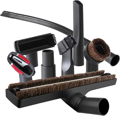 Stofzuiger Borstelmondstuk - Zuig Accessoires - Huis Schoonmaken - Universele Compatibiliteit - 32/35 mm - Zwart