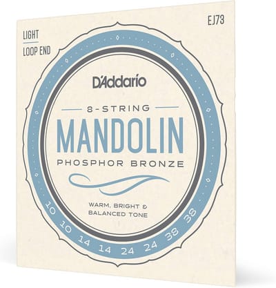 Mandoline Snaren - Fosforbrons - Voor 8-snarige Mandoline - Warme, Heldere Toon - Licht, 10-38