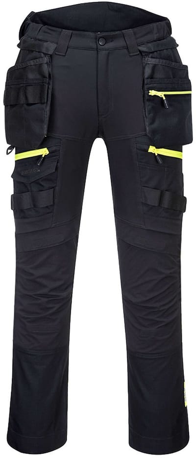 Portwest DX4 Broek met afneembare holsterzakken DX440 - Zwart - 28
