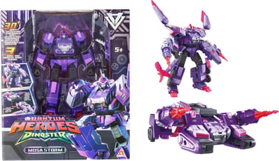 Dinoster - Robot figuren 2 in 1 - Transformeerbare robots - 22cm - Mosa Storm