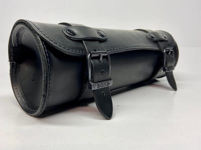 Dries Design D3SD - Roltas - Toolrol - Gereedschaps rol - Tool rol - Harley - Yamaha - Honda - Suzuki - Kawasaki - Leder - Rolletje - Zwart – 29 x 10 cm