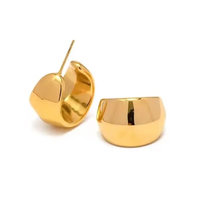 Lajetti - Gold plated Oorbellen Ringen Stainless Steel - Dames Oorbellen