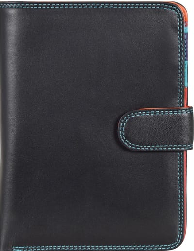 Mywalit Large Wallet Zip Purse Ritsportemonnee Black Pace -N - Zwart