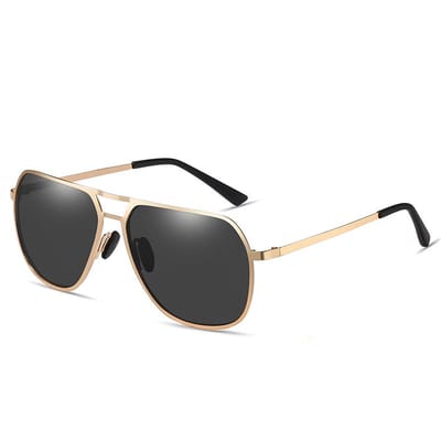 BUGOLINI® Masculinitas – Designer Zonnebril Voor Heren – Gepolariseerd – UV400 – Gold